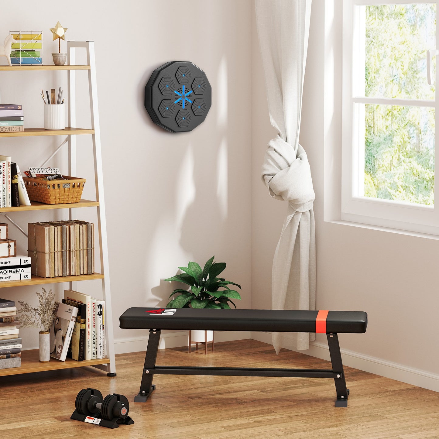 Music Boxing Machine, Elektronische Bluetooth Boxmaschine Mit Musik Schwarz