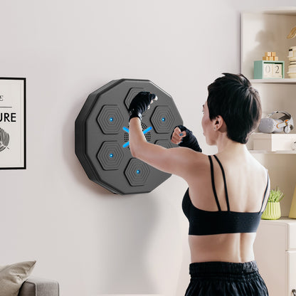 Music Boxing Machine, Elektronische Bluetooth Boxmaschine Mit Musik Schwarz